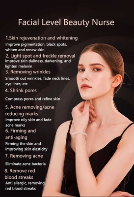 Compact Skin Led Facial Light Therapy para la mejora del acné de grado profesional