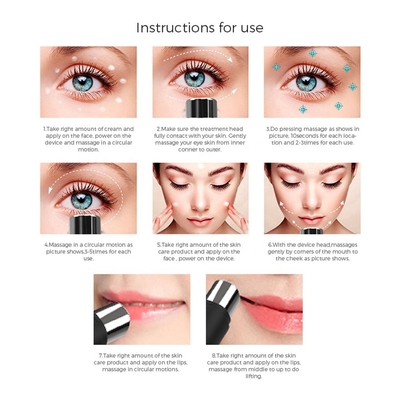 30 bolígrafo de masaje de ojos de belleza labial para suavizar bolsas y reducir arrugas