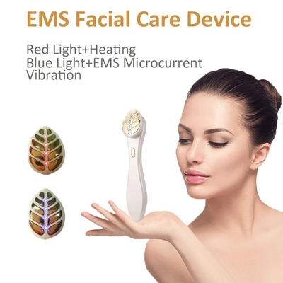 Mini Vibración Eléctrica Calor LED Ojo Massager Pluma para el levantamiento de la piel y desvanecimiento de las arrugas