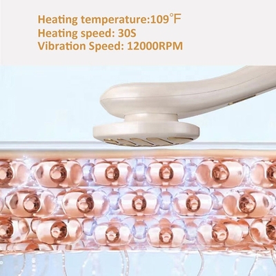 Mini Vibración Eléctrica Calor LED Ojo Massager Pluma para el levantamiento de la piel y desvanecimiento de las arrugas