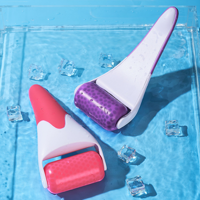 Rejuvenecimiento de la piel Roller facial de hielo negro Roller facial refrigerante para salón de belleza