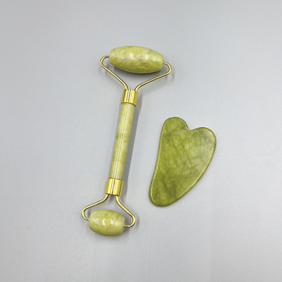 Cama de masaje con rodillos de jade para adelgazar herramienta de masaje facial 19*16*5cm