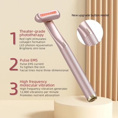 46G Mini Eye Beauty Device EMS Intelligent Eye Massager Pen para el cuidado de los ojos y la belleza facial