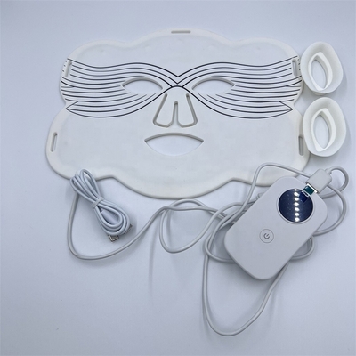 Área de destino nariz formas personalizadas Silicona LED máscara facial para blanqueamiento y más