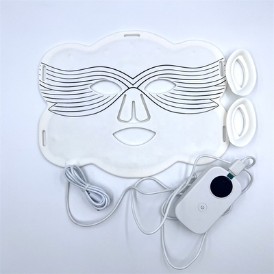 Área de destino nariz formas personalizadas Silicona LED máscara facial para blanqueamiento y más