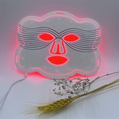 Área de destino nariz formas personalizadas Silicona LED máscara facial para blanqueamiento y más