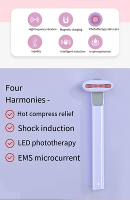 Cuidado de la salud personal 155*18.3*23.4 mm Rotación Microcorriente Ems Masajista de ojos Varita de pluma