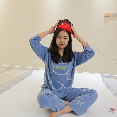 3a marcha tapa de terapia de luz LED roja para promover el crecimiento natural del cabello 120 perlas de lámpara
