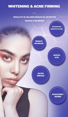 Máscara de tratamiento facial con luz LED con removedor de poros y spray de limpieza de poros