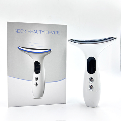 Equipo de belleza multifunción Terapia fotónica LED Aprietación de la piel de la cara y el cuello Massager de levantamiento