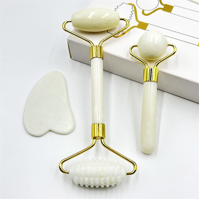 Xiuyan Stone Manilla Gran Cuerpo Gua Sha Jade Roller Gua Sha para el dolor de los músculos Masajista