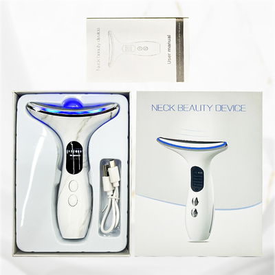 7 en 1 dispositivo de levantamiento facial antiarrugas Microcorriente de ajuste de la piel para el cuello y la cara