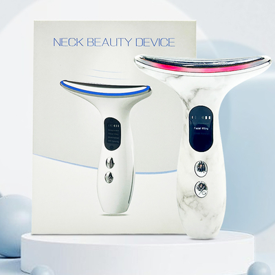 7 en 1 dispositivo de levantamiento facial antiarrugas Microcorriente de ajuste de la piel para el cuello y la cara