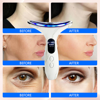 EMS Dispositivo de estimulación muscular eléctrica para el levantamiento facial y del cuello para masajes faciales y oculares