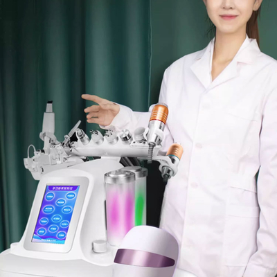 Máquina facial de chorro de oxígeno portátil Peeling y dermoabrasión de chorro de agua para una piel joven