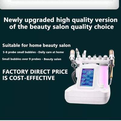 Máquina facial de chorro de oxígeno portátil Peeling y dermoabrasión de chorro de agua para una piel joven