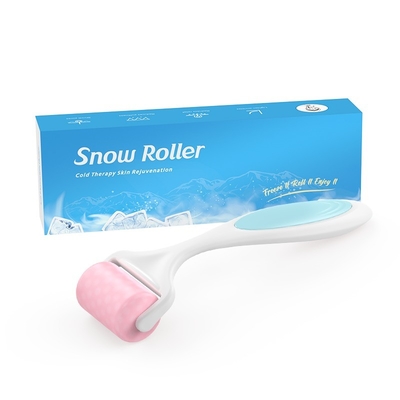 Mini Roller de hielo de silicona para salón de belleza con construcción de acero inoxidable ABS