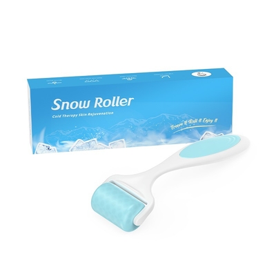 Mini Roller de hielo de silicona para salón de belleza con construcción de acero inoxidable ABS