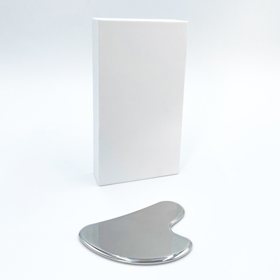 304 de acero inoxidable Gua Sha herramienta de masaje para el rostro y el cuello de la salud facial rodillo
