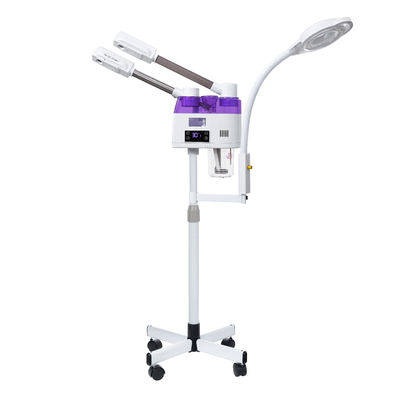NO Aplicación controlada máquina de vapor para el cuidado de la piel y el rostro SPA en blanco