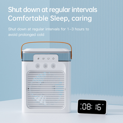 2024 Diseño Mini USB portátil ventilador recargable con tecnología de aire de enfriamiento plegable