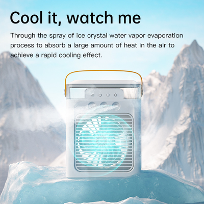 2024 Diseño Mini USB portátil ventilador recargable con tecnología de aire de enfriamiento plegable