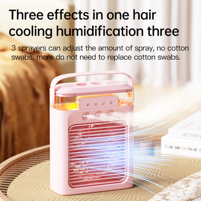 2024 Diseño Mini USB portátil ventilador recargable con tecnología de aire de enfriamiento plegable