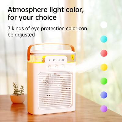 Fuente de alimentación USB y batería de litio Mini ventilador de torre recargable para enfriamiento de aire