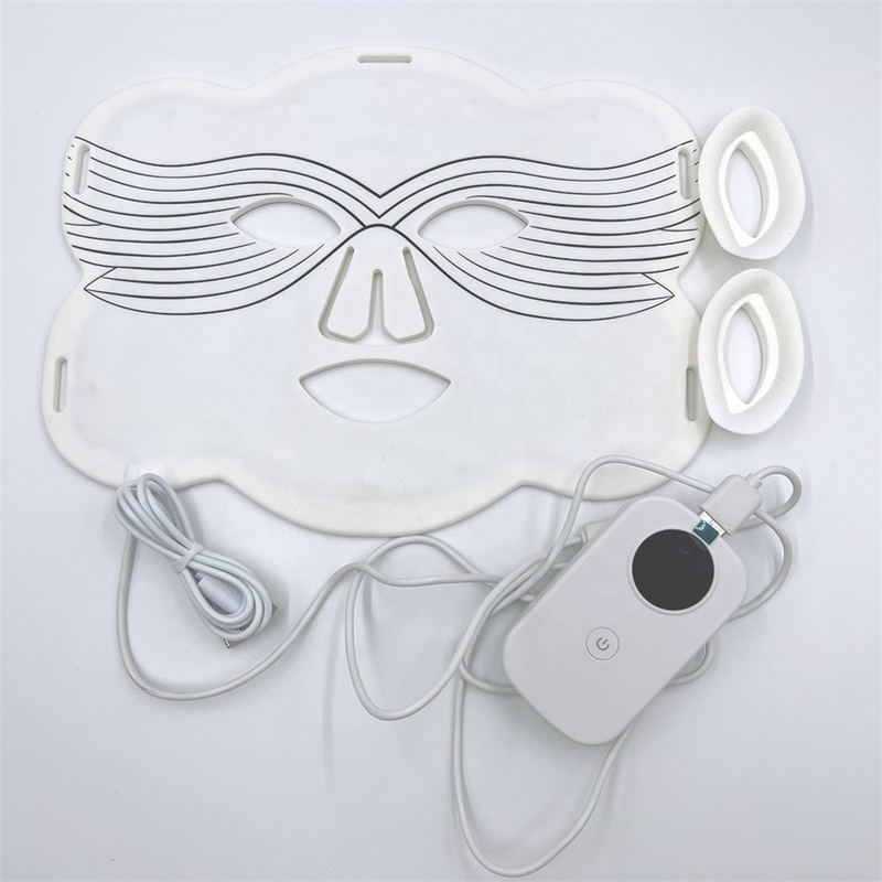 Máscara facial de silicona LED para apretar formas personalizadas y peso neto del producto 0,5 kg