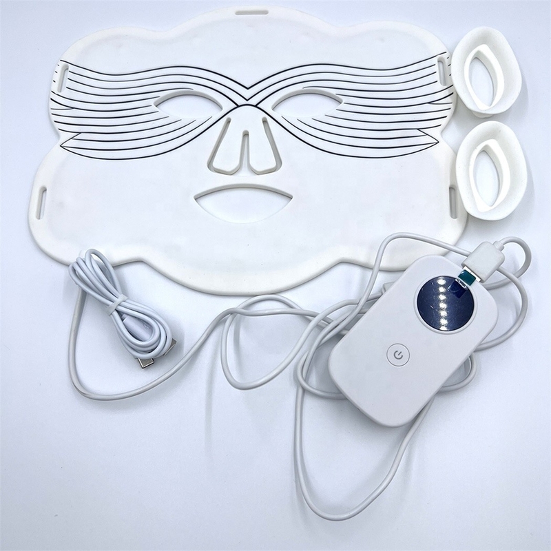 Hidratación Silicona Mariposa LED Máscara facial Entrada de frecuencia 5V / 1A 2600mAH Duración 10/20min