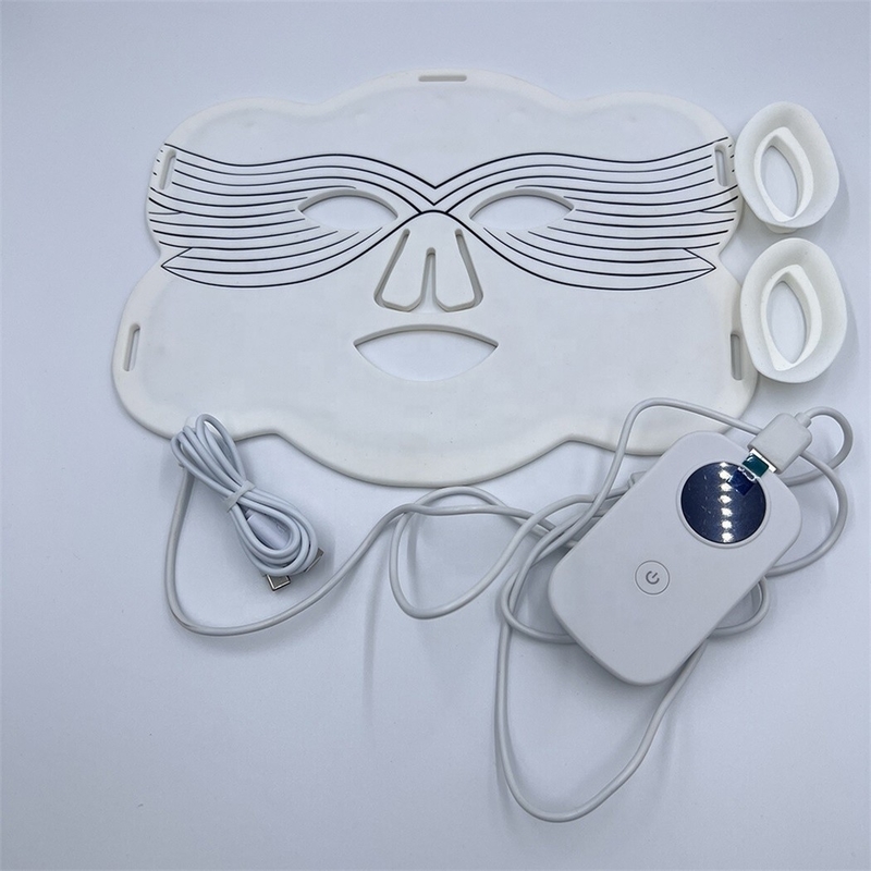 Área de destino nariz formas personalizadas Silicona LED máscara facial para blanqueamiento y más