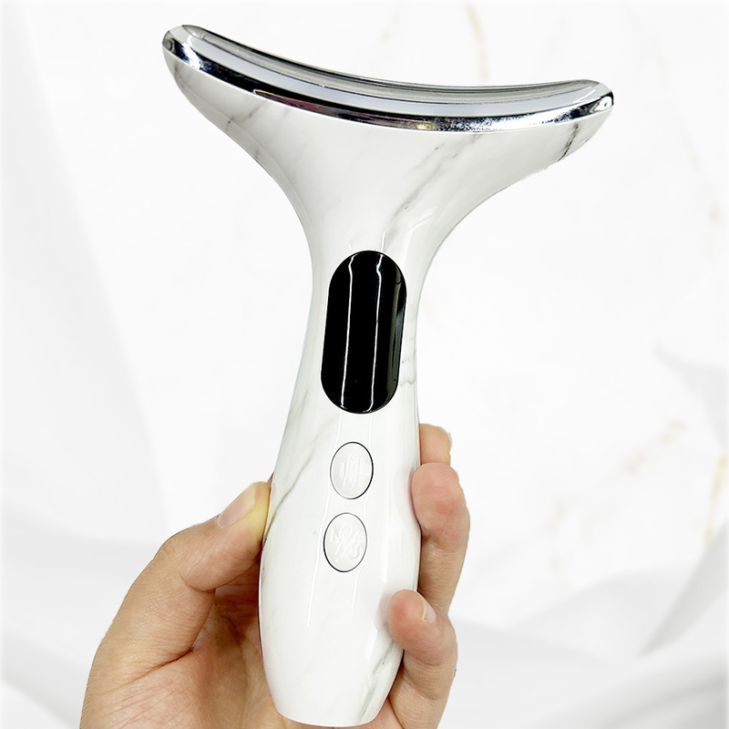 7 en 1 dispositivo de levantamiento facial antiarrugas Microcorriente de ajuste de la piel para el cuello y la cara