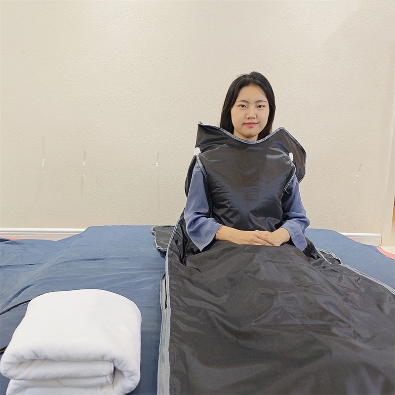 Experimenta la mejor manta de sauna infrarroja baja en velo-cro-EMF para bajar de peso y desintoxicarte